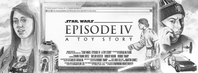 Star Wars Episode 4 - A Toy Story - Facebook Cover Poster